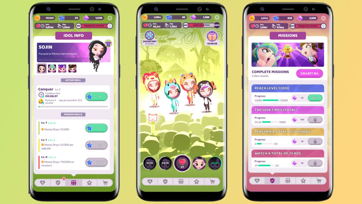 Idle Idol Android Game